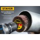 Круг шлифовальный лепестковый d 30 x 15 мм, P100, на шпильке d 6 мм STAYER 36606-100