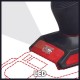 Пистолет для герметика Einhell PXC TE-SG 18/10 Li, 18В,2000Н,тубы 310мм,0.4-10мм/с,без АКК и ЗУ (4522250)