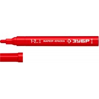 Маркер-краска МК-200 красный, 1 мм ЗУБР 06326-3