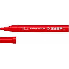 Маркер-краска МК-200 красный, 1 мм ЗУБР 06326-3