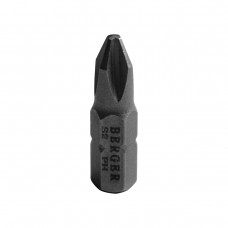 Биты магнитные PH1x25мм, 2 шт, S2, BERGER, BG2366
