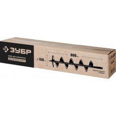 Шнек для мотобуров d 150 мм грунт ЗУБР 7051-15