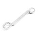 Ключ накидной двусторонний 55х60 хром. HORTZ