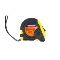 Рулетка 7,5м обрезин. KAM-tools