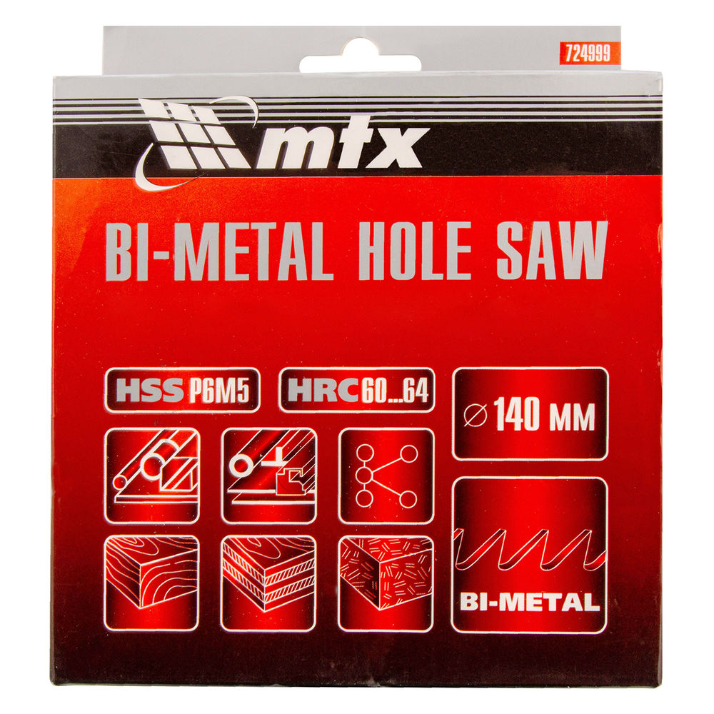 Коронка Bimetal, 140 мм Matrix (72499)