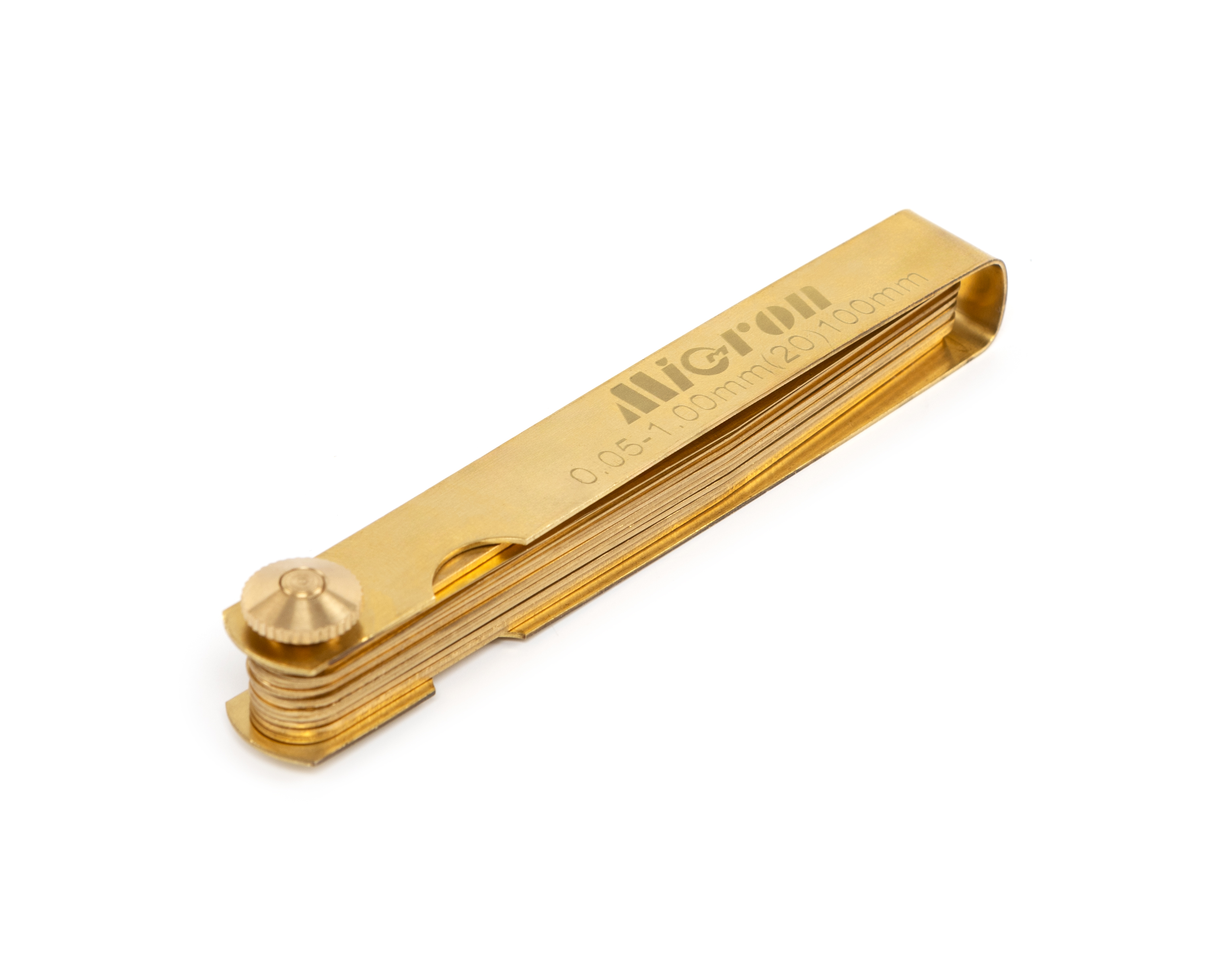 Набор щупов 0,05-1 L=100 20шт. латунь Micron