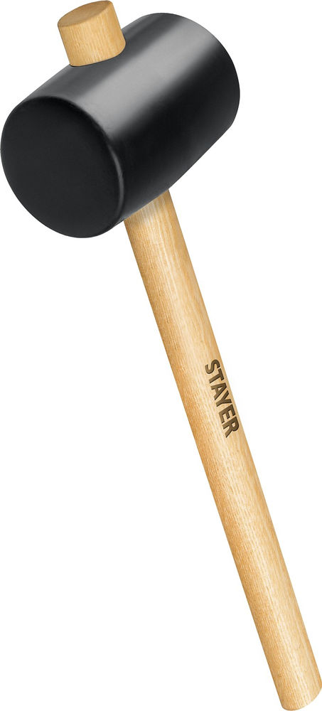 Киянка резиновая чёрная 450 г STAYER 20505-65