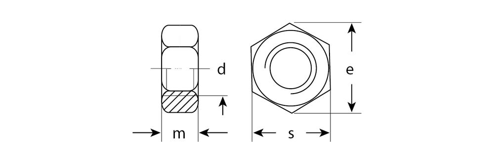 Гайка шестигранная M16, кл. пр. 6, цинк, 2 шт, ГОСТ ISO 4032-2014 ЗУБР 303556-16