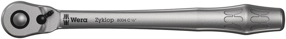 Трещотка 1/2 x 281 мм реверс 72 зубца Zyklop Metal Switch серия 8004 C Wera WE-004064