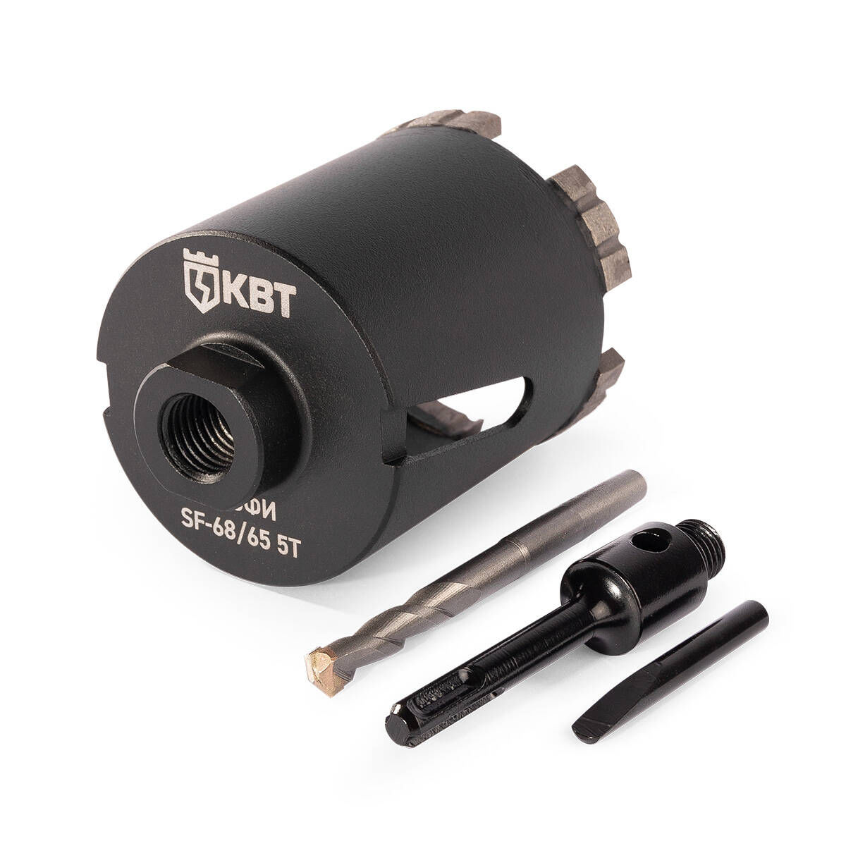 Коронка SF-72/65 5T с адаптером SDS-Plus серия ПРОФИ (КВТ) (102561)