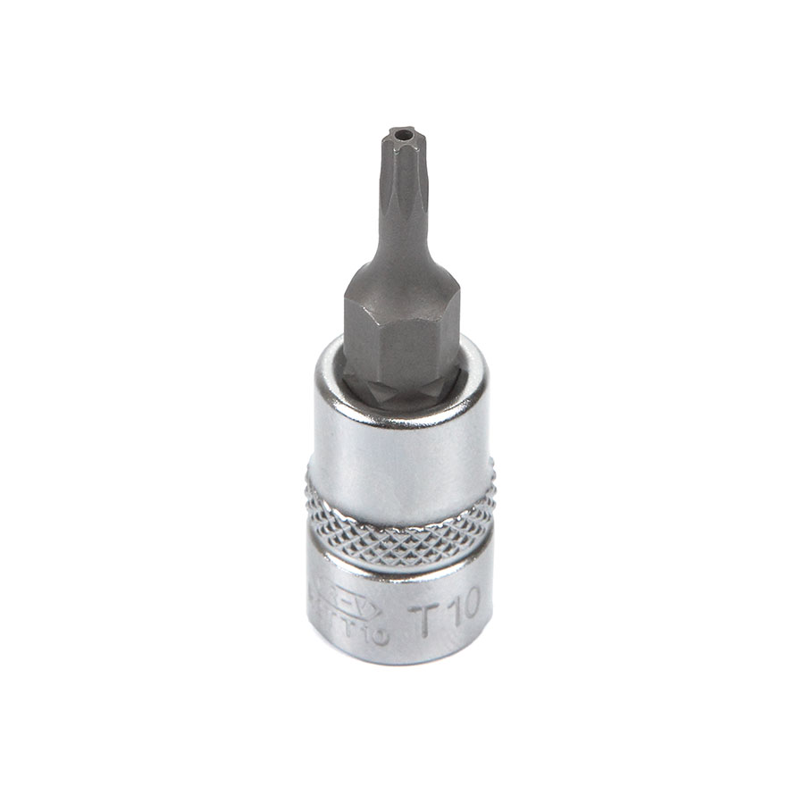 Головка торцевая с вставкой torx с отверстием T10H 1/4 Licota H2TT10