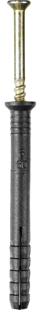 Дюбель-гвоздь 6 х 60 мм, потайной бортик, 1500 шт STAYER 30640-06-060