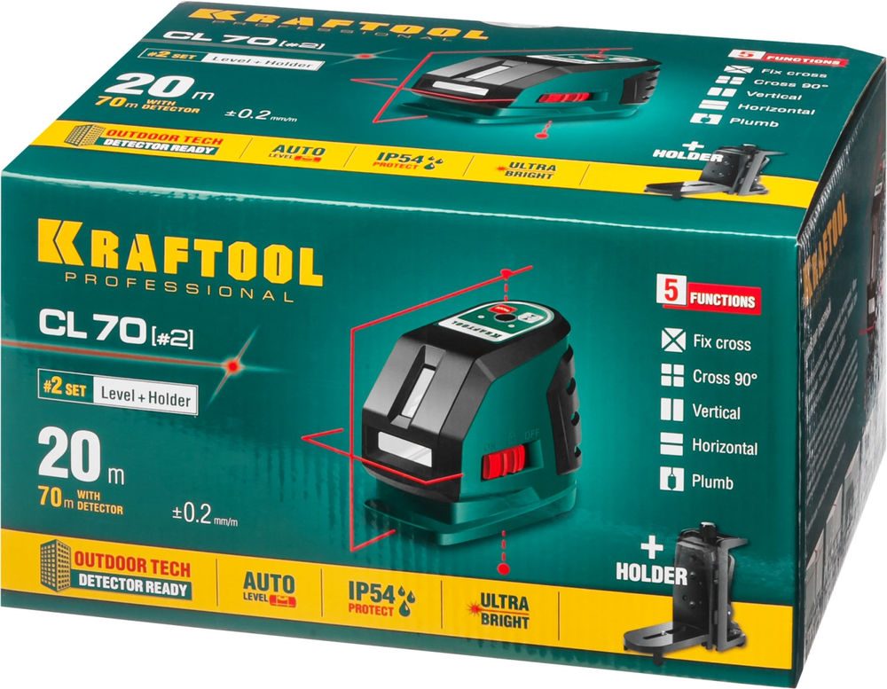 Лазерный нивелир CL-70 #2 KRAFTOOL 34660-2