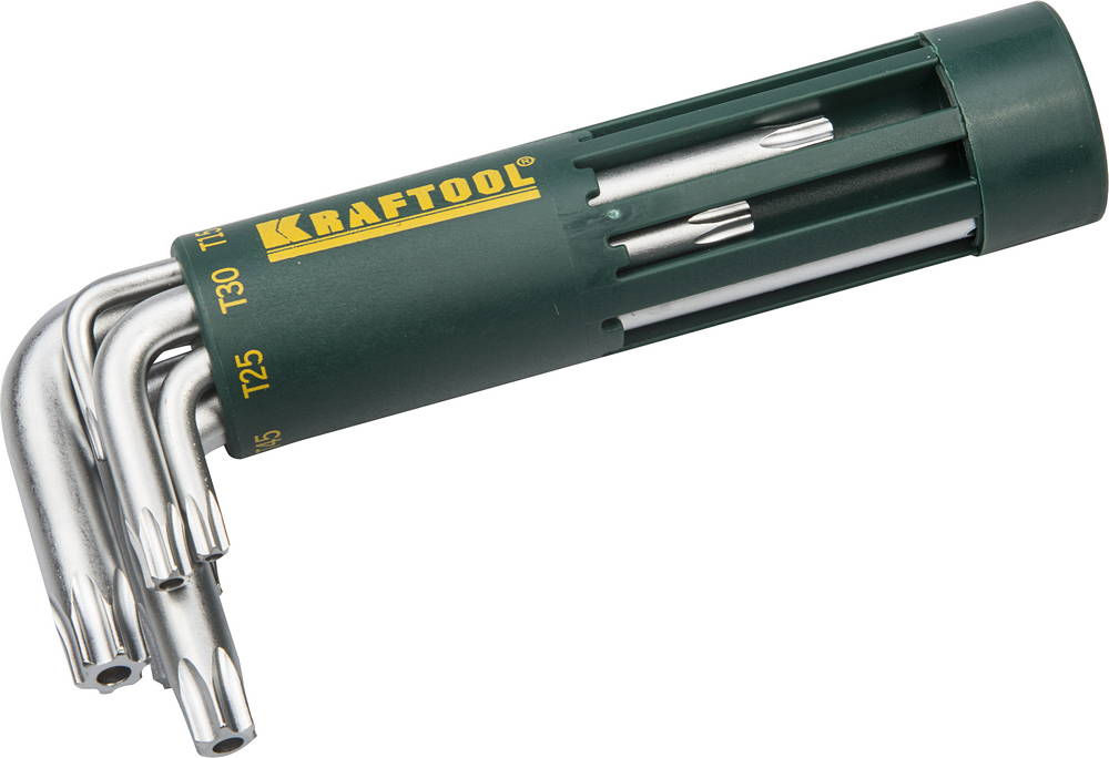 Набор ключей имбусовых коротких, 8 шт KRAFTOOL 27433-1