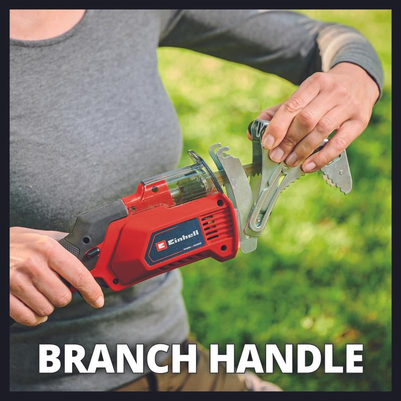 Пила аккумуляторная для веток Einhell PXC GE-GS 18/150,18В,Quick замена оснастки,пр.до 100мм,без АКК (3408290)