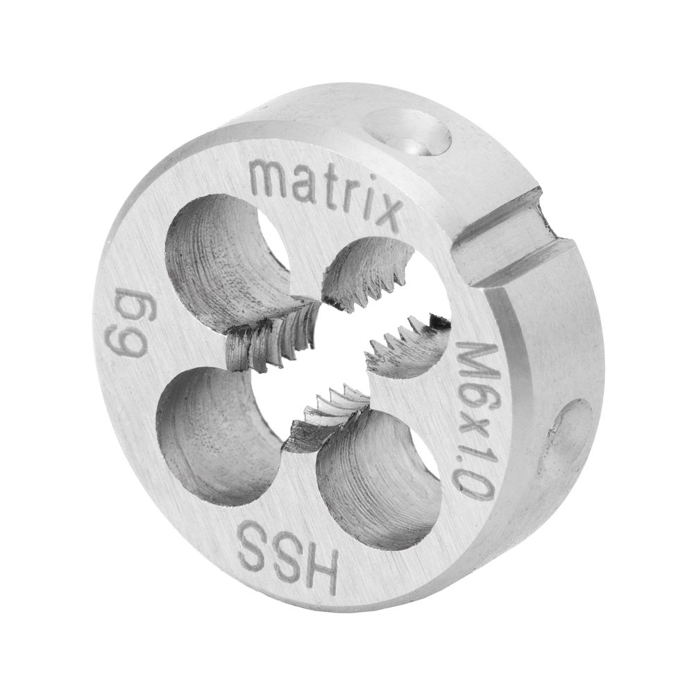 Плашка М6 х 1 мм, Р6М5 Matrix