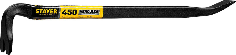 Лом-гвоздодер усиленный 450 мм, 22 х 12 мм Hercules Professional STAYER 21643-45