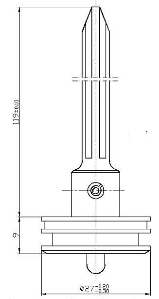 ЗУБР Т300-50, сменный боек для нейлера 31933, Профессионал (31933-PK)