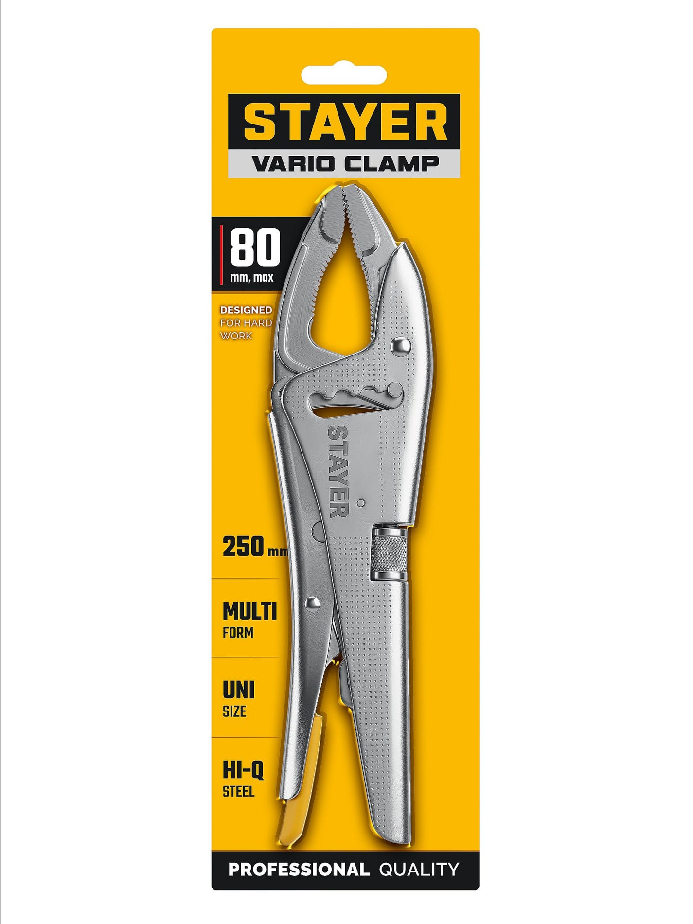 STAYER Vario Clamp, 250 мм, зажимные клещи с широким зевом (2247)