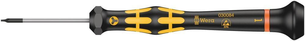 Отвертка антистатическая прецизионная 1 x 40 мм Wera ESD Microstix Kraftform Micro 1572 WE-030084