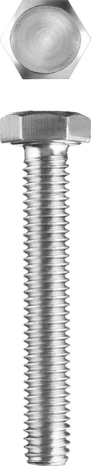 ЗУБР ГОСТ 7798-70, кл. пр. 5.8, M10 х 80 мм, цинк, 2 шт, болт (303086-10-080)