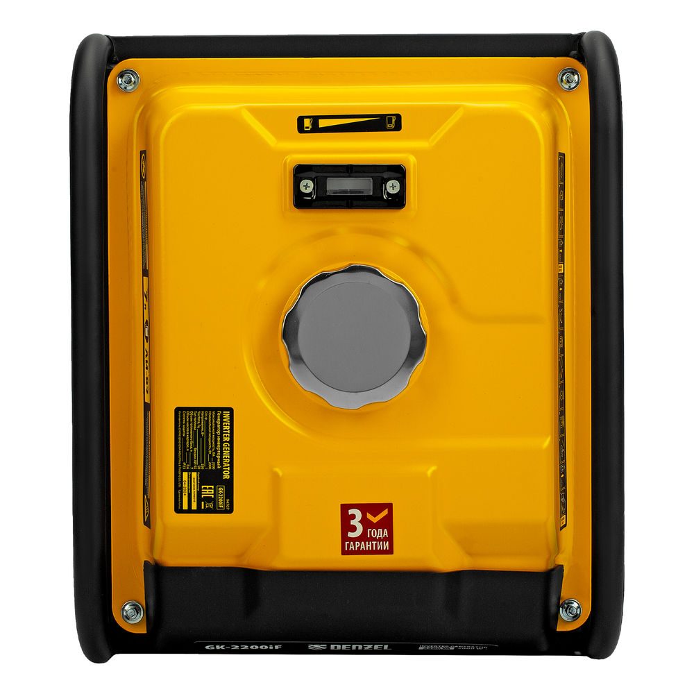 Генератор инверторный GK-2200iF, 2,2 кВт, 230 В, ручной старт DENZEL (94707)
