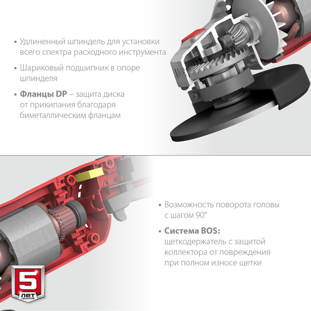 УШМ 1400 Вт d150 мм ЗУБР УШМ-150-1405