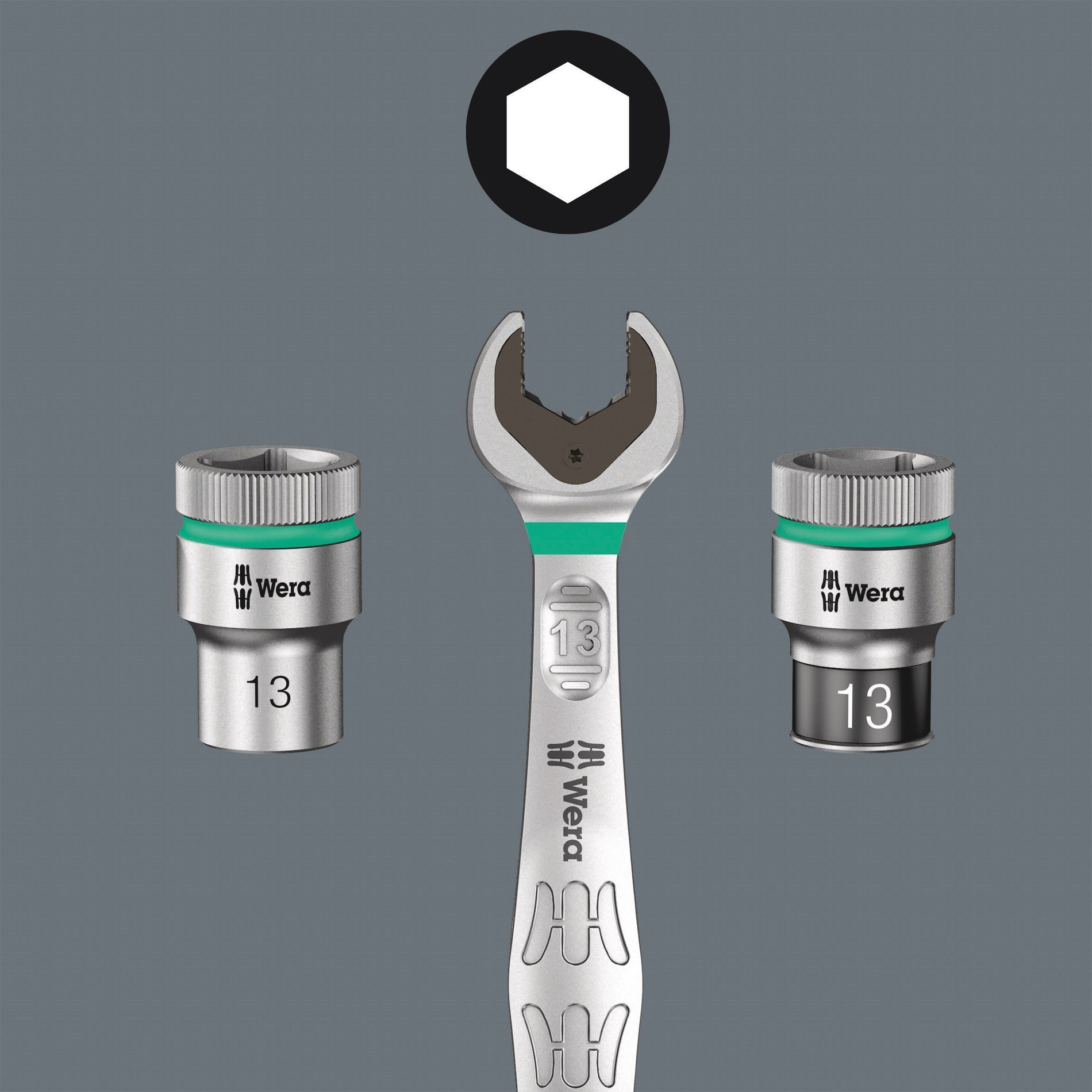 Набор с трещоткой 3/8 43 предмета Wera 8100 SB 2 Zyklop Speed WE-003594