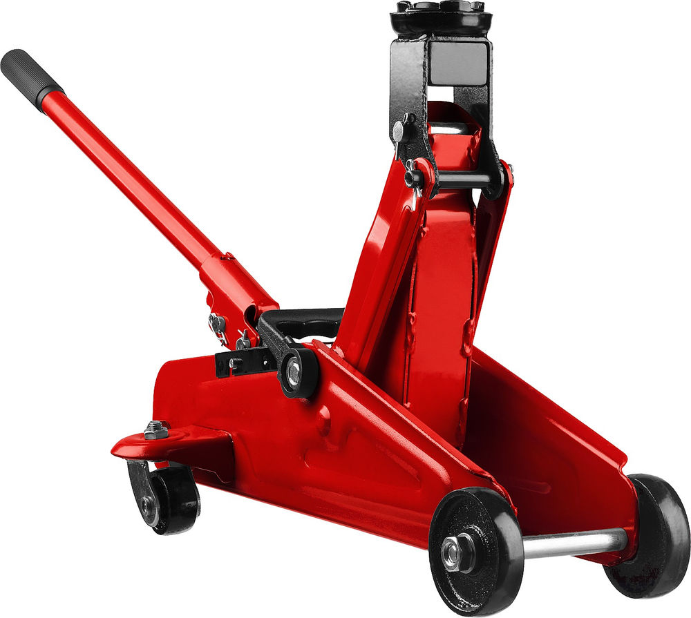 Домкрат подкатной в кейсе 2 т, 125 - 320 мм для легковых а/м R-22 RED FORCE Professional STAYER 43152-2-K