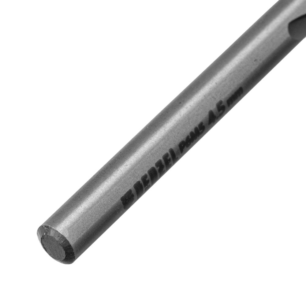 Сверло спиральное по металлу 4,5 x 80мм, Р6М5, Golden Tip, многогранная заточка Denzel (718274)