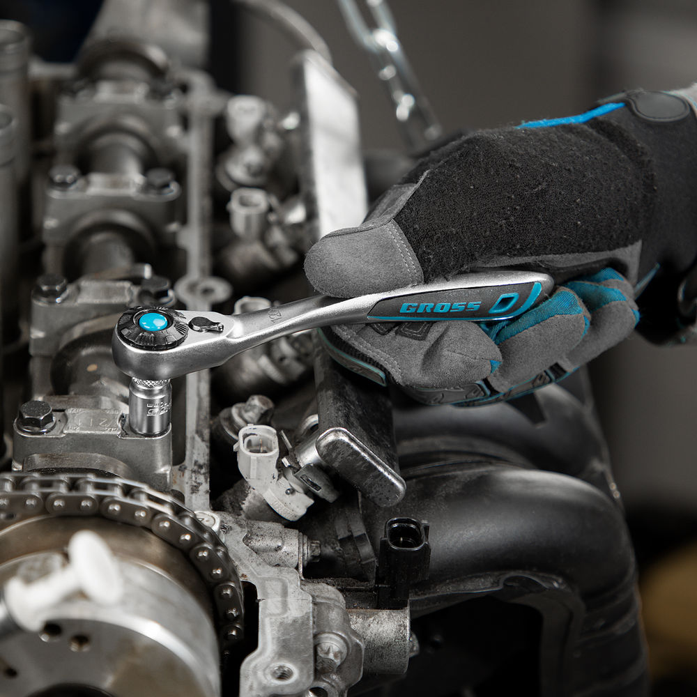 Набор инструментов, 1/4, 1/2, CrV, 120 зубьев, 101 предмет Gross