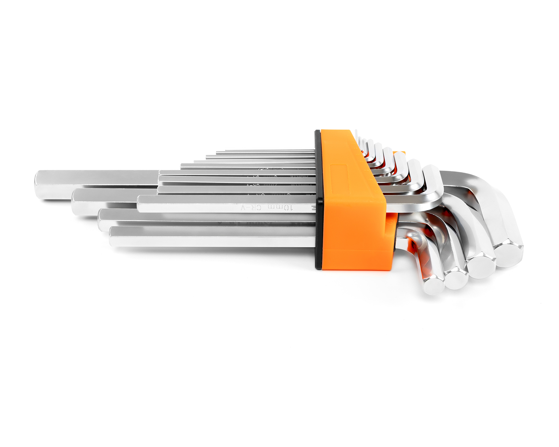 Набор ключей шестигранных 2-19 (13шт) хром. HORTZ