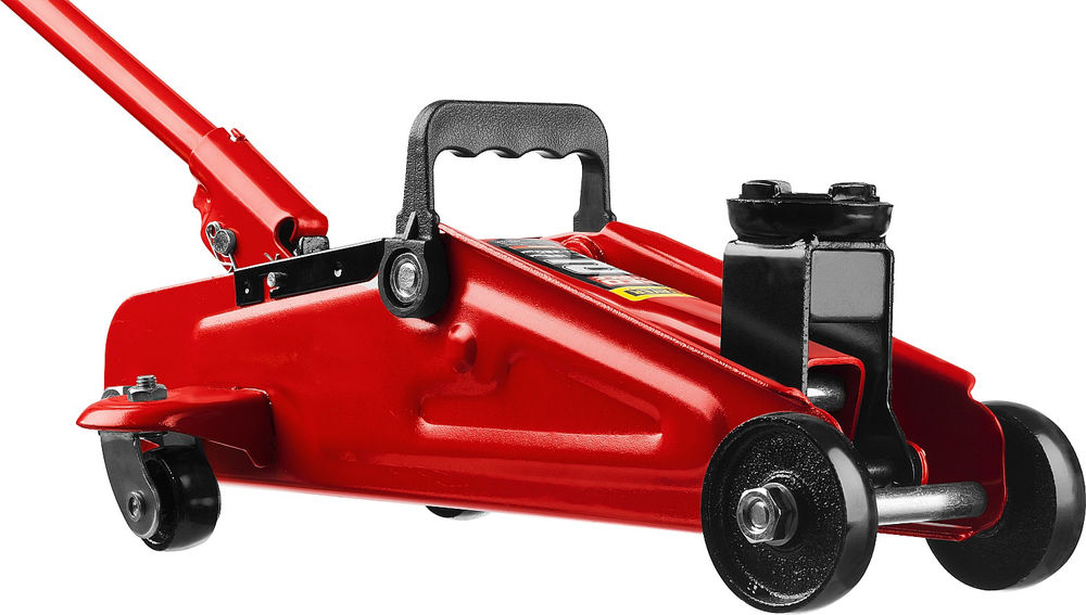 Домкрат подкатной в кейсе 2 т, 125 - 320 мм для легковых а/м R-22 RED FORCE Professional STAYER 43152-2-K