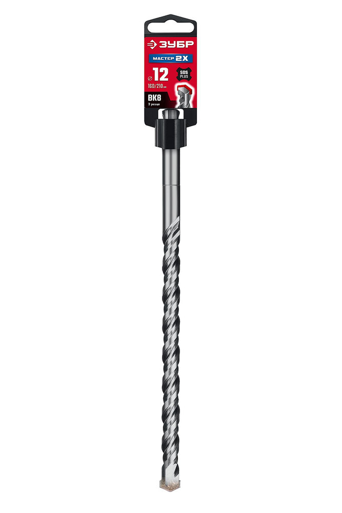 Бур SDS-plus Мастер-2Х 12 x 210 мм ЗУБР 29315-210-12_z01