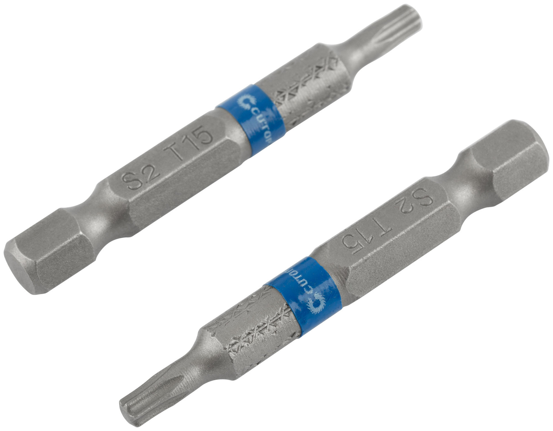 Биты стальные, 2 шт., CUTOP Profi, TORX T15, 50 мм (83-657)