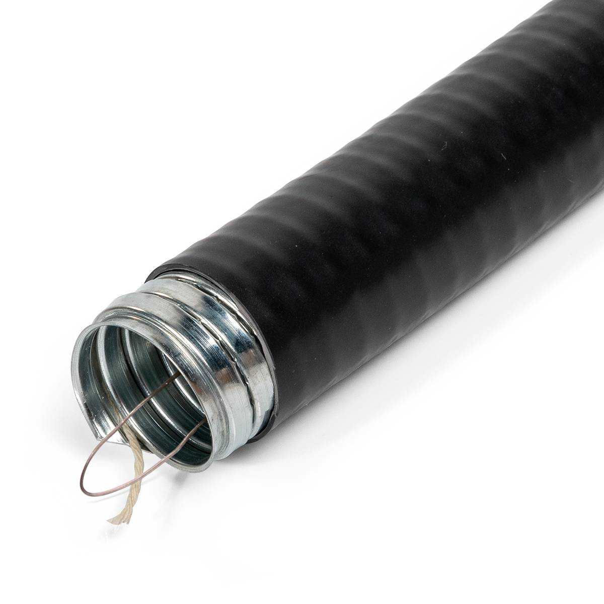 Металлорукав толстостенный МГ «HEAVY DUTY» 12 с протяжкой (Fortisflex) (88402)