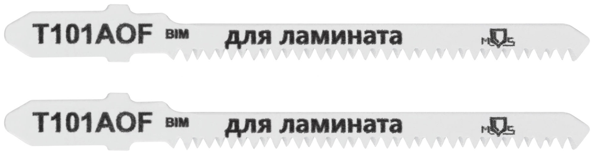 Полотна для эл. лобзика, Т101AOF, по дереву, Bimetal, 82 мм, 2 шт. (40805М)