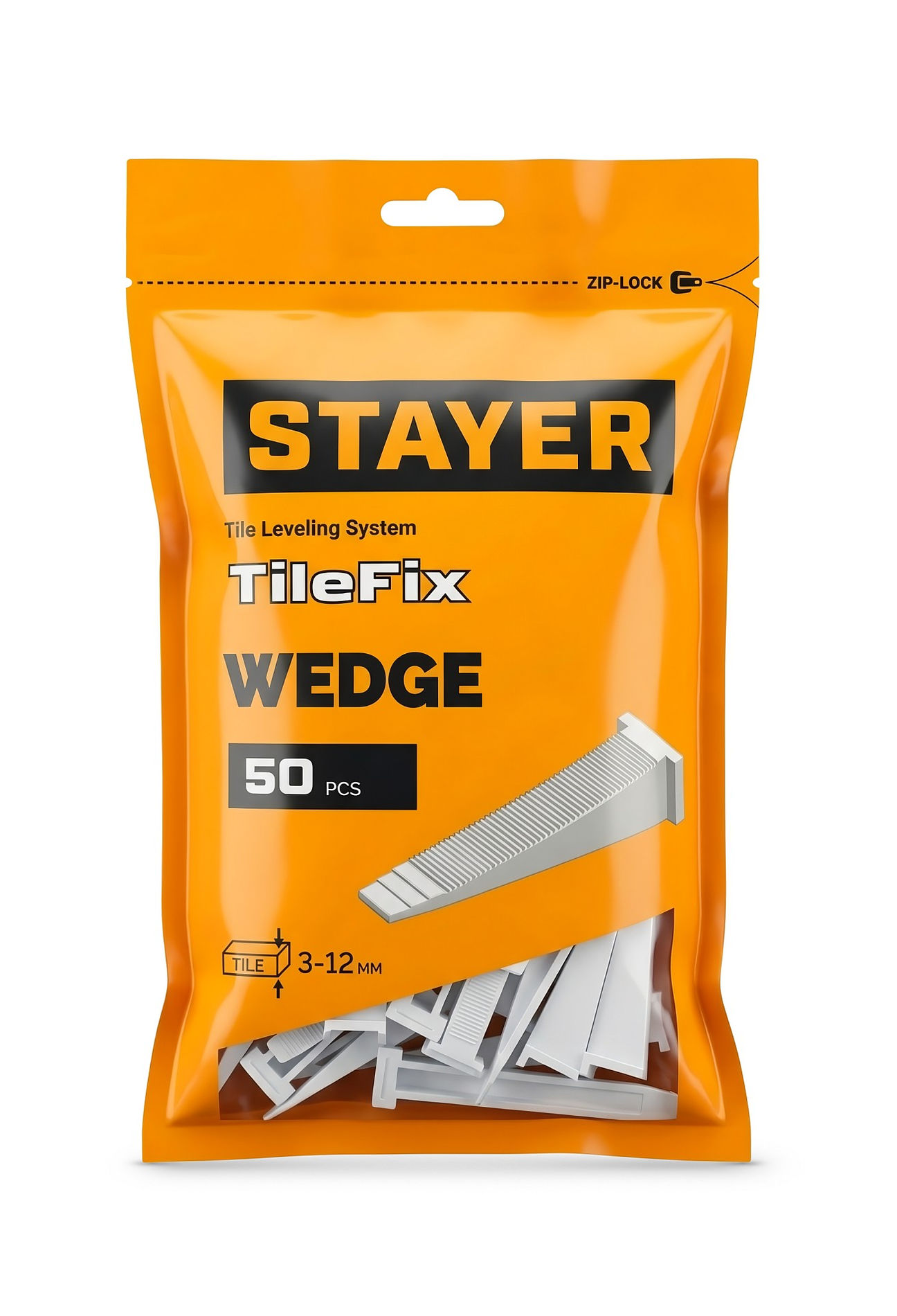 STAYER СВП TileFix, клин 50 шт, система выравнивания плитки ?ворота? (33848-50)