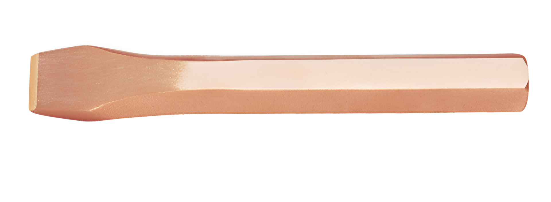 Зубило плоское 6-гранное 350х19 искробезопасный сплав BeCu 232-1012, HORTZ