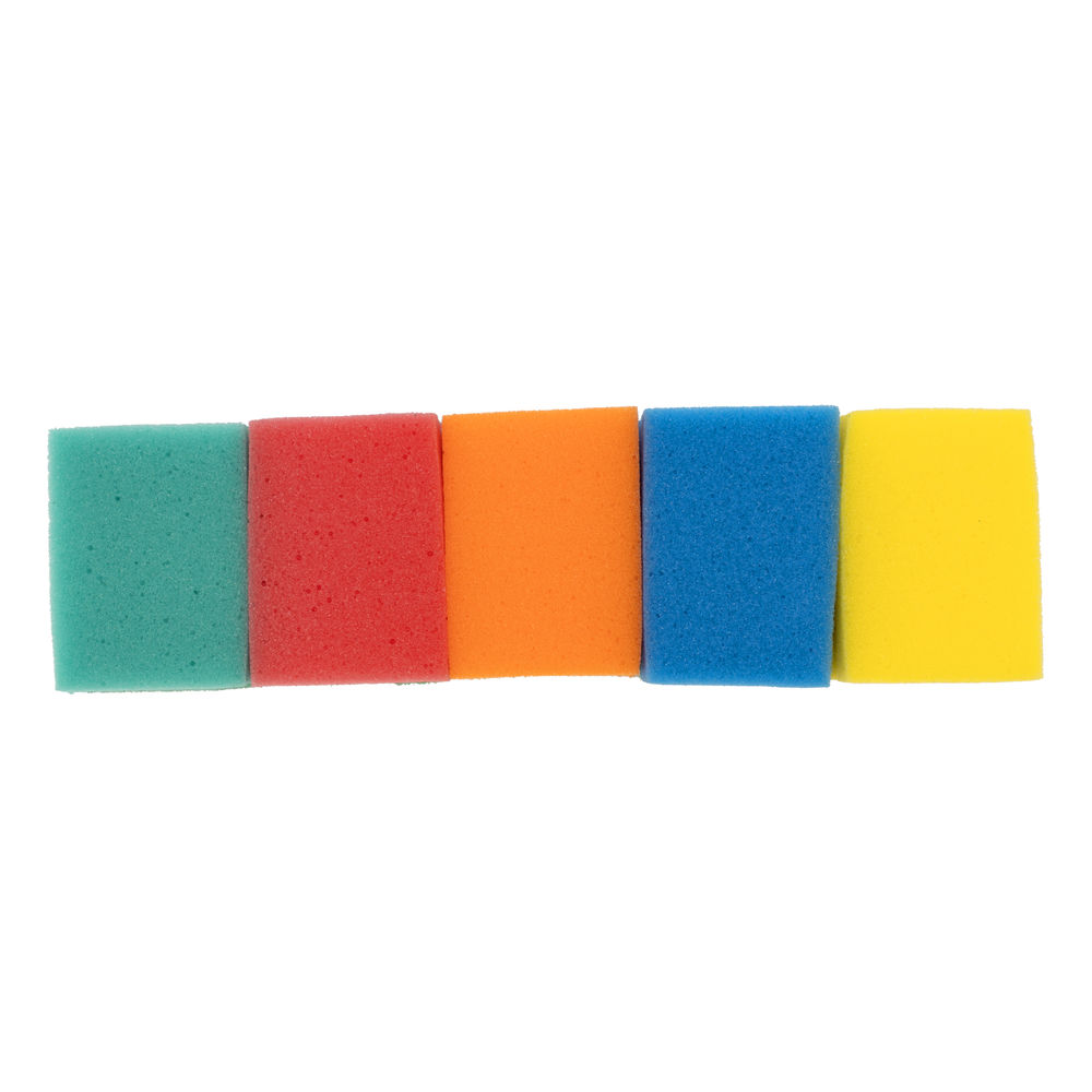 Губки для посуды профильные Comfort, 87 x 65 x 40 мм, 5 шт., Home Palisad (923575)
