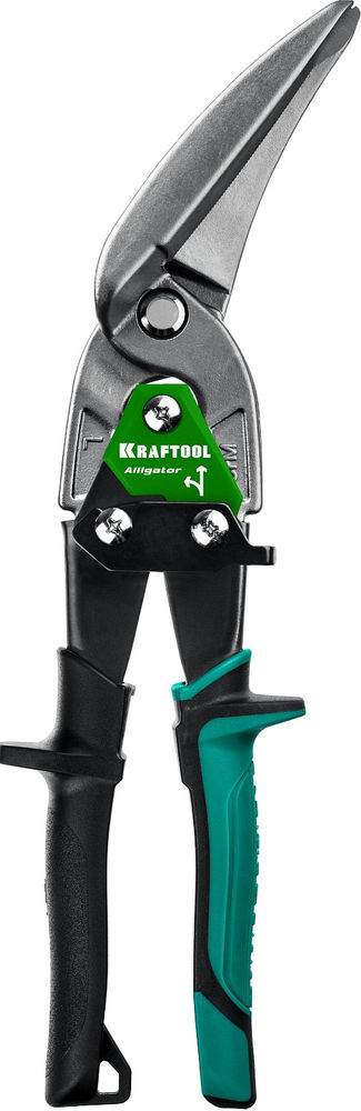 Ножницы по металлу 280 мм левые усиленные с выносом Alligator KRAFTOOL 2328-LL