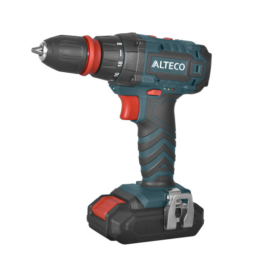 Аккумуляторная дрель шуруповёрт со съемным патроном ALTECO CD 2110F Li X2, шт