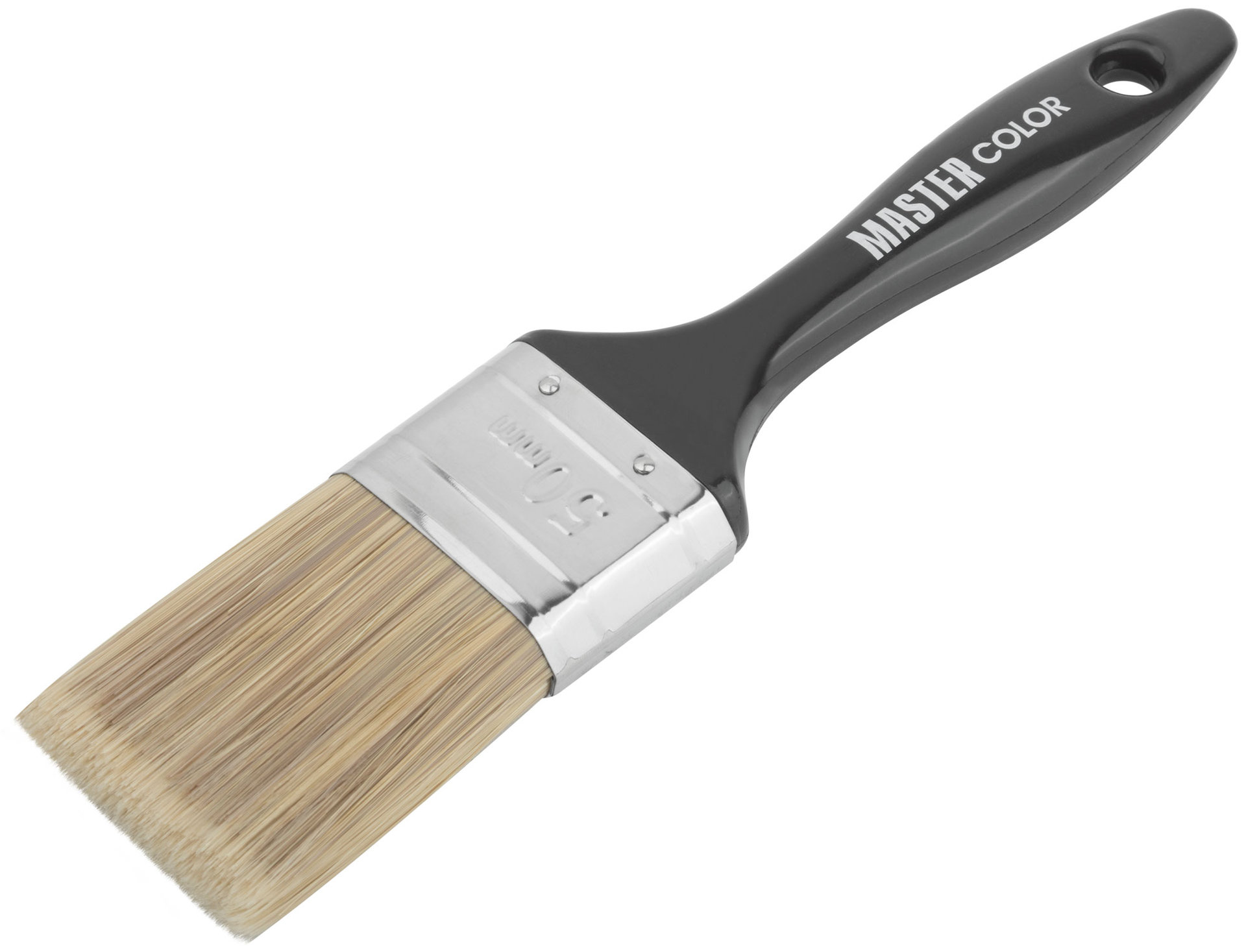 Кисть флейцевая Wood Master, микс из 3-х видов щетины/филамента, 50х18х64 мм (30-0541)
