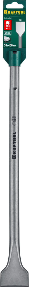 Плоское широкое зубило ALLIGATOR, 50 х 400 мм, SDS-max KRAFTOOL 29334-50-400_z01