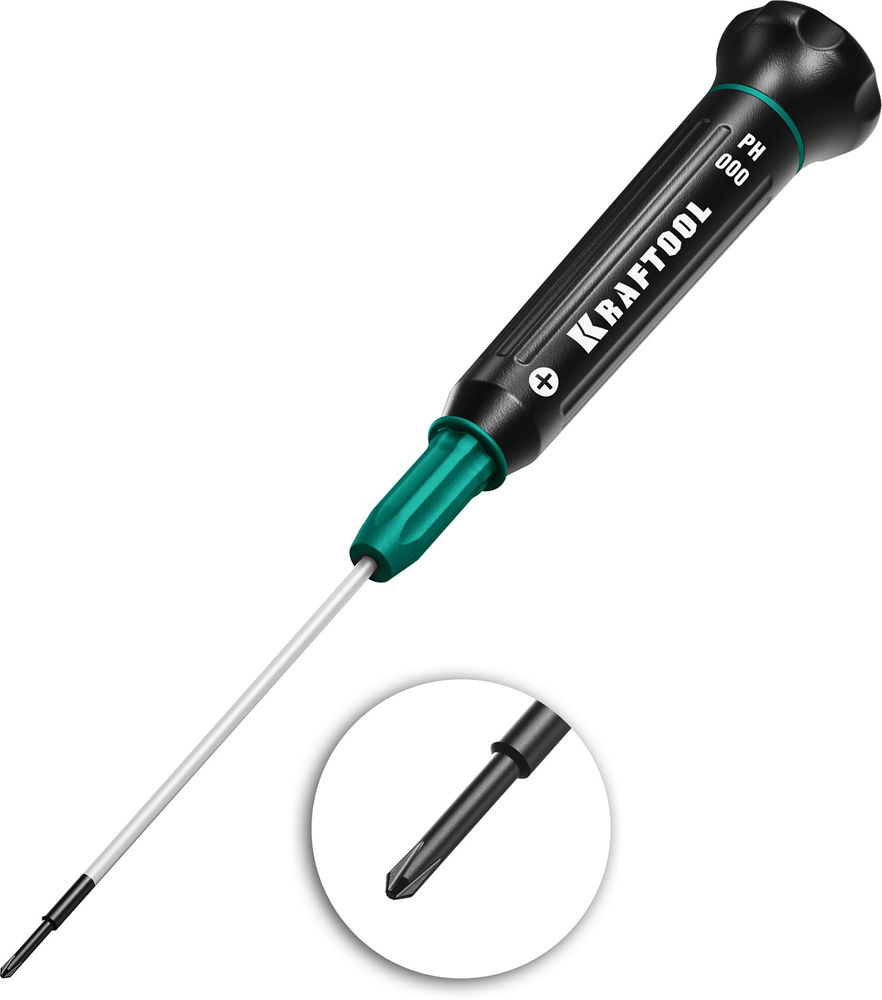Отвертка для точных работ Precision PH000 KRAFTOOL 25682-000