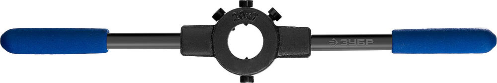 Плашкодержатель 20 мм для M3-M6 сталь 45 со стопорными винтами Профессионал ЗУБР 28150-20