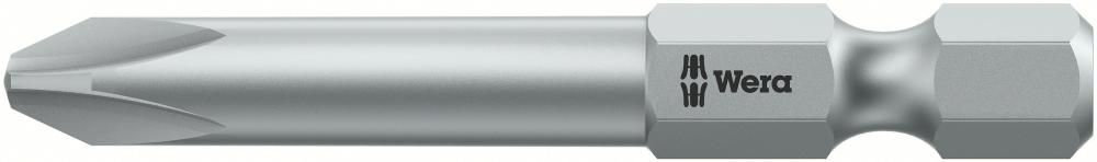 Бита PH сверхтвёрдая острые грани 1/4 E6.3 PH2 x 152 мм Wera 851/4 A WE-134911