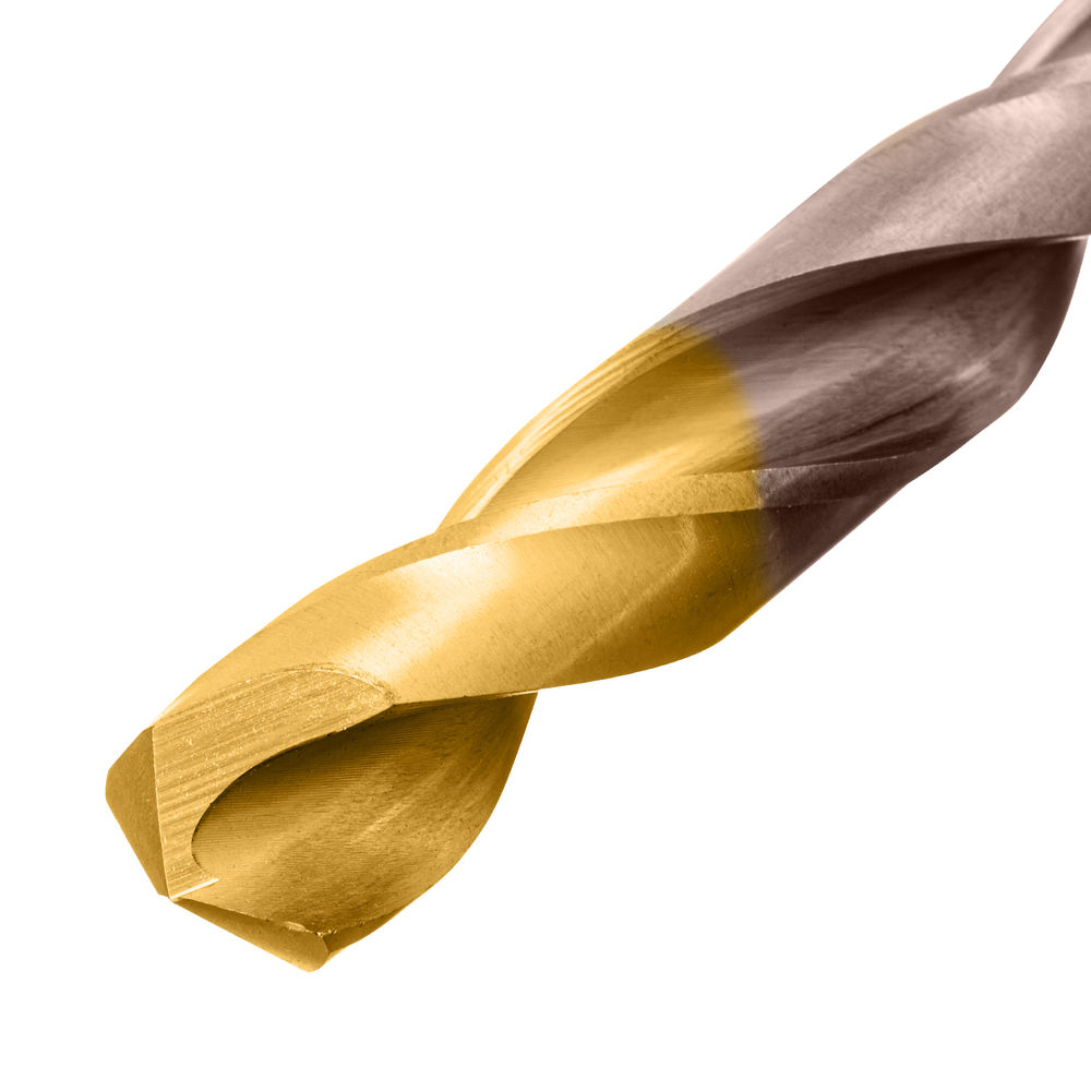 Набор сверл по металлу, 1-13 мм, Р6М5К8-TiN, Golden Tip, 25 шт Denzel (723010)
