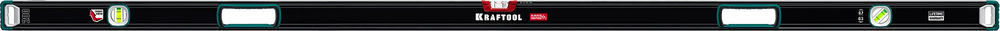 Сверхпрочный уровень A-RATE CONTROL, 2000 мм, точность 0.3 мм/м, с инновационным зеркальным глазком KRAFTOOL 34986-200