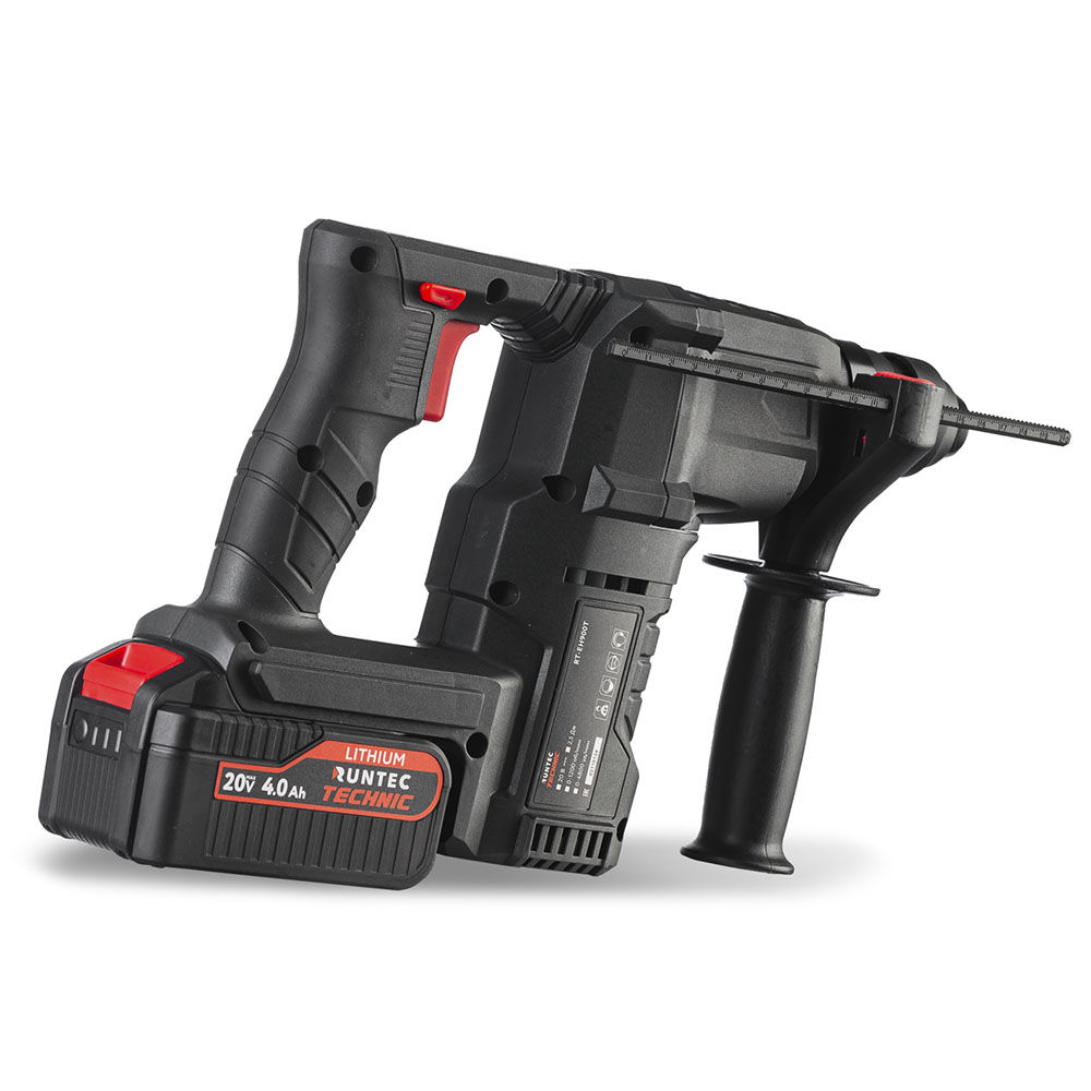 Перфоратор аккумуляторный TECHNIC 2.5Дж, 20В, 24Ач, 900Вт RUNTEC RT-EH900T